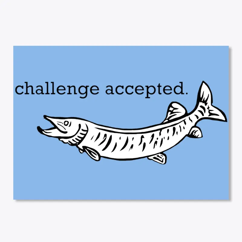 Musky Challenge Accepted Artwork